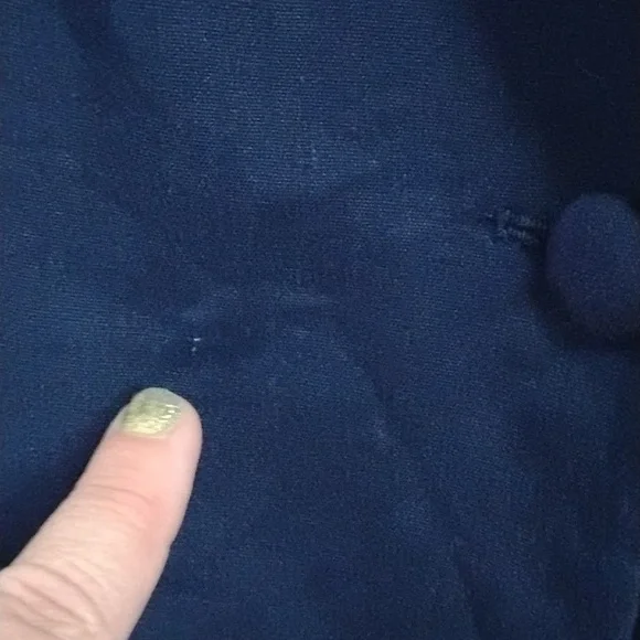 Halston Heritage Luxury Business Dark Acadamia Preppy Classic Dark Blue Blazer - Picture 12 of 16